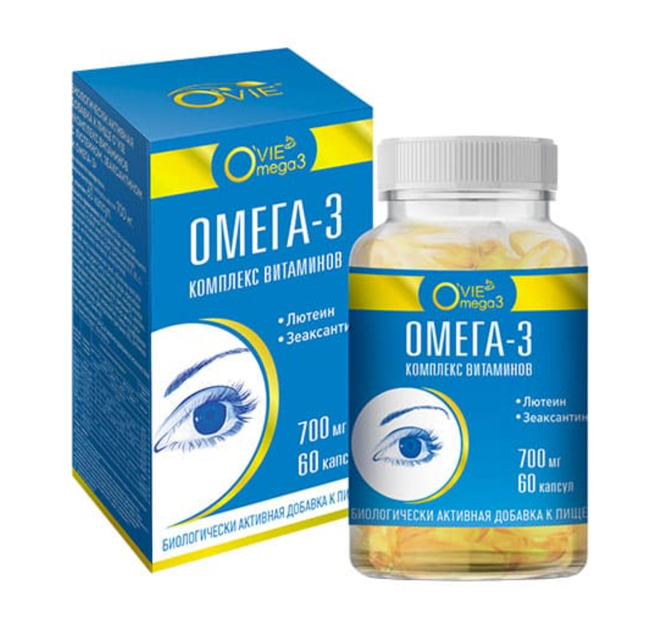 фото упаковки Ovie Омега-3 35% с лютеином и зеаксантином