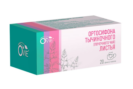 Ovie Ортосифона тычиночного листья, 1.5 г, 20 шт.