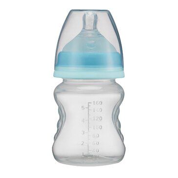 Roxy-kids бутылочка для кормления с силиконовой соской, для детей с 3 месяцев, с широким горлышком, 160 мл, 1 шт.