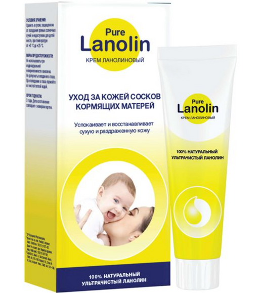 Pure Lanolin Крем ланолиновый, крем, для гигиенического ухода за сосками кормящих матерей, 30 мл, 1 шт.